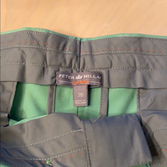 Peter Millar Wicking Green Shorts - Picture 2 of 6